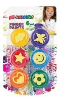 Farby do malowania palcami 40ml 6 kolorów - Zabawki kreatywne - miniaturka - grafika 2