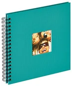 Albumy fotograficzne - Walther designerska struktura Spiral Album Fun 26 x 25 cm album na zdjęcia, oprawa, petrol Zielony, 26 x 25 cm SA-108-K - miniaturka - grafika 1