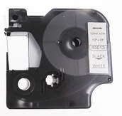 Etykiety do drukarek - Dymo WOJTAP Taśma zamiennik do drukarek D1 śr. 12 mm (czerwony na białym) DYMO12 - miniaturka - grafika 1