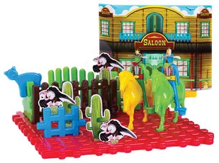 Mario-Inex Klocki konstrukcyjne Dziki Zachód - Zabawki konstrukcyjne - miniaturka - grafika 2