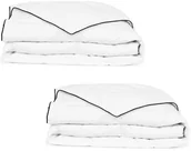 Kołdry - vidaXL Kołdra zimowa, 2 szt., 135x200 cm, biała vidaXL - miniaturka - grafika 1