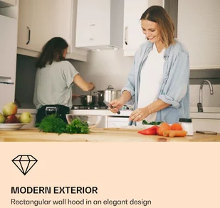 Klarstein Monumenta 40 Biały CGCH3-Monumenta-WH - Okapy kuchenne - miniaturka - grafika 2