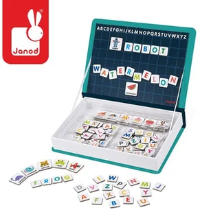Janod Magnetyczna układanka Alfabet Magnetibook kolekcja 2018, - Klocki - miniaturka - grafika 7