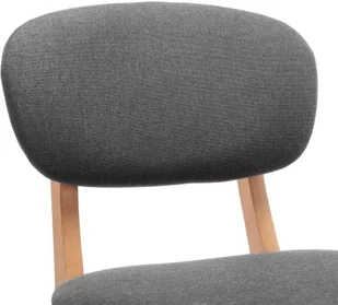 vidaXL Krzesła barowe, 2 szt., jasnoszare, tapicerowane tkaniną - Taborety i hokery - miniaturka - grafika 7