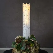 Świece - Sirius Świeca LED Sara Calendar, biały/Romantic, 29 cm - miniaturka - grafika 1