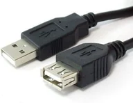Kable USB - Sharkoon Kabel USB USB 2.0 przedłużacz black1 m - 4044951015405 - miniaturka - grafika 1