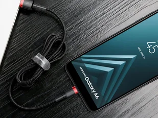 Baseus Kabel Kevlar USB-C 3A 1M red black CATKLF-B91 - Kable USB - miniaturka - grafika 9