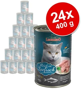 Leonardo Megapakiet All Meat, 24 x 400 g - Ryba morska - Mokra karma dla kotów - miniaturka - grafika 2