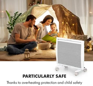 Klarstein Klarstein Hot Spot Slimcurve Double Wave grzejnik typu 2 w 1 ACO7-HtSpSlmcrvDW10W - Ogrzewanie przenośne - miniaturka - grafika 7