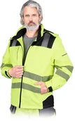 Odzież robocza - Leber & Hollman LH-VOLTER - kurtka ochronna, odpinany kaptur, wewntgrzna kieszeń, pasy odblaskowe, powłoka 100% poliester 180 g/m, wyściółka 120 g/m - M-3XL. - miniaturka - grafika 1