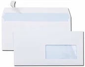 Koperty - GPV boite 500 enveloppes zestaw adhésives 80 G FORMAT DL 110 X 220 mm fenetre 45 X 100 - miniaturka - grafika 1