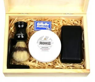 Zestaw Do Golenie - pędzel + maszynka +mydło - Zestawy kosmetyków męskich - miniaturka - grafika 3