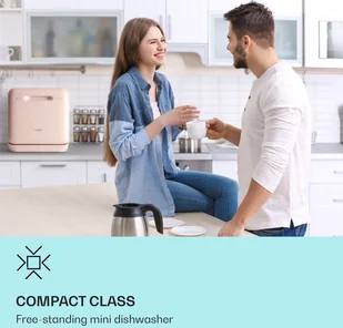 Zmywarka Klarstein DSM-Aquatica-Pink - Zmywarki - miniaturka - grafika 2