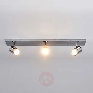 Lindby Nowoczesna 3-lampowa lampa łazienkowa chrom IP44 - Dejan - Lampy sufitowe - miniaturka - grafika 2