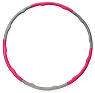 Pozostały sprzęt i akcesoria do ćwiczeń - Master dorośli Hula Hoop 1,2 kg Fitness i kół gimnastycznych , szary/różowy, One Size MAS4A132 - miniaturka - grafika 1