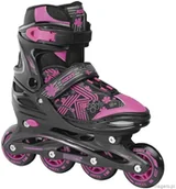 Rolki - Roces ŁYŻWOROLKI JOKEY GIRL czarno-różowe 400811 03 400811 03 - miniaturka - grafika 1