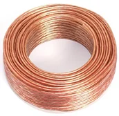 Kable - Seki Przewód głośnikowy 25 m  2 X 0,75 mm  100% CCA MIEDŹ; przewód audio  przezroczysty 311762 - miniaturka - grafika 1