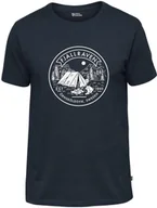 Koszulki sportowe męskie - Fjällräven Fjällräven Lägerplats Bluzka z krótkim rękawem Mężczyźni, navy XS 2021 Bluzki wspinaczkowe z krótkim rękawem F81950-560-XS - miniaturka - grafika 1