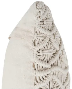 Beliani Zestaw 2 poduszek dekoracyjnych makrama 45 x 40 cm beżowy GOREME - Poduszki dekoracyjne - miniaturka - grafika 6