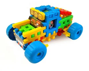 Mario-Inex Klocki konstrukcyjne Auto terenowe Mario - Klocki - miniaturka - grafika 2