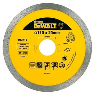 DeWalt Tarcza diamentowa DT3715 EXTREME 110mm do DWC410 DT3715-QZ - Tarcze do pił - miniaturka - grafika 4