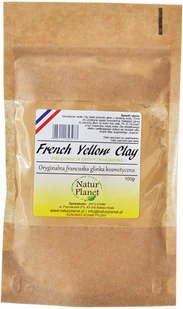 Natur Planet Natur - Glinka Żółta 100 G - Kremy i maski do rąk - miniaturka - grafika 2