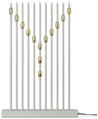 Oświetlenie świąteczne - Markslojd 705283 - Świąteczny świecznik NECKLACE 11xE5/0,8W/12V biały - miniaturka - grafika 1