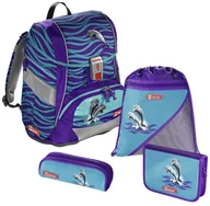 Zestawy szkolne - Step by Step Step by Step, zestaw szkolny, 4 elementy, Happy dolphins - miniaturka - grafika 1