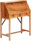 Biurka - vidaXL vidaXL Biurko, 90x40x107 cm, lite drewno akacjowe - miniaturka - grafika 1