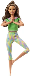 Mattel Lalka Made to Move gimnastyczka joga GXF05 FTG80_GXF05 - Lalki dla dziewczynek Mattel Lalka Made to Move gimnastyczka joga GXF05 FTG80_GXF05 - Lalki dla dziewczynek - miniaturka - grafika 3