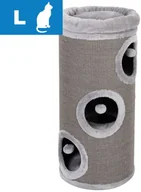 Drapaki dla kotów - Bitiba Dostawa GRATIS! | Wieża Diogenes drapak dla kota, szary, L - Wys. 85 x 39 cm - miniaturka - grafika 1