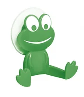 Wieszaki łazienkowe - Wenko Uniwersalny haczyk FROG na przyssawkę wieszak kolor zielony B06XYLLWLW - miniaturka - grafika 1
