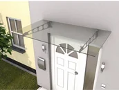 Pokrycia dachowe - Gutta Zadaszenie HD/LT glas stal kwasoodporna szkło laminowane 160x90x16 cm - miniaturka - grafika 1