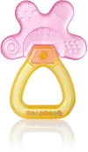 Gryzaki dla dzieci - BRUSH-BABY BRUSH-BABY - gryzak dla dzieci Cool&Calm Rattle Teether od 4 miesiąca życia (1szt.) - kolor różowo - pomarańczowy - miniaturka - grafika 1