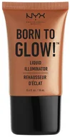 Rozświetlacze do twarzy i ciała - NYX BORN TO GLOW LIQUID ILLUMINATOR SUN GODDESS Zamów do 16:00 wysyłka kurierem tego samego dnia! - miniaturka - grafika 1