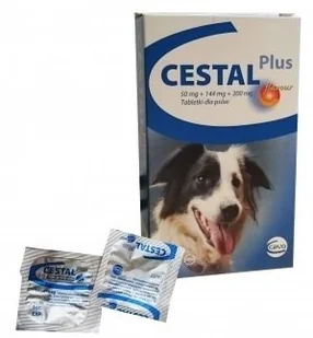Ceva Animal Health Polska Sp. z o.o. Ceva Animal Health Polska Sp z o.o Cestal Dog Plus Flavour tabletki na odrobaczanie psów 4 tabletki 54042-uniw - Artykuły przeciw pasożytom - miniaturka - grafika 3