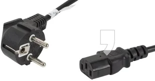 LANBERG LANBERG Kabel zasilający CEE 7/7 IEC 320 C13 1.8M czarny (CA-C13C-10CC-0018-BK) - Kable komputerowe i do monitorów - miniaturka - grafika 2