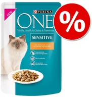 Mokra karma dla kotów - Purina One Sterilised, 6 X 85 G - Indyk Z Zieloną Fasolką - miniaturka - grafika 1
