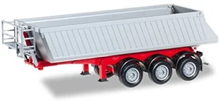 Herpa Wywrotka przyczepa Schmitz, 3-oś. czerwona 076548-002 - Samochody i pojazdy dla dzieci - miniaturka - grafika 2