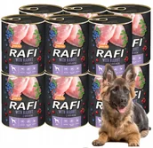 Mokra karma dla psów - Dolina Noteci (RAFI) Rafi Classic KRÓLIK Zestaw 12 x 800g  od 95zł +DO 3% ZWROTU W PROGRAMIE LOJALNOŚCIOWYM ZEST-RAFI-800-KROLIK - miniaturka - grafika 1