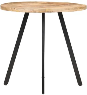 vidaXL Stół jadalniany, 80 cm, surowe drewno mango 320483 - Stoły - miniaturka - grafika 9