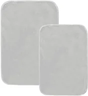 Dywaniki łazienkowe - AWD Interior Zestaw dywaników łazienkowych szarych 40 cm x 60 cm - miniaturka - grafika 1