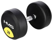 Hantle i ciężarki - HMS Hantla 25 kg gumowana Pro HG HMS - miniaturka - grafika 1