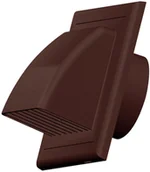 Rury i kanały wentylacyjne - Osłona Wywiewna Kanału Okrągłego Fi 125 KO125-30BR - miniaturka - grafika 1