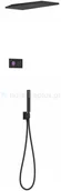 Zestawy prysznicowe - Tres Shower Technology zestaw prysznicowy czarny 09288551NM - miniaturka - grafika 1