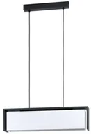 Lampy sufitowe - Eglo Valdelagrano-C lampa wisząca zwis 1x33,6W LED czarna/biała - miniaturka - grafika 1
