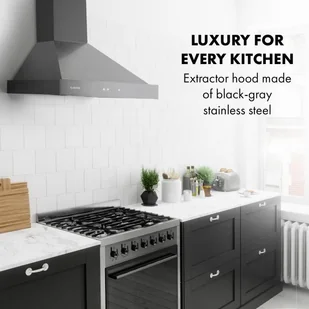 Klarstein Isabella 60 Czarny (CGCH3-BB6) - Okapy kuchenne - miniaturka - grafika 2