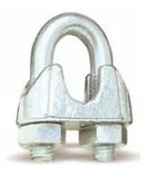 Uchwyty i mocowania do anten satelitarnych - brak danych Zacisk linowy ocynkowany 8m - miniaturka - grafika 1