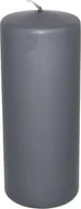 Świece - NoName Świeca pieńkowa MAT szara 300/80 uniwersalny 2896-uniw - miniaturka - grafika 1