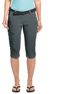 Spodnie narciarskie - Maier Sports damskie spodnie INARA Slim Capri, szary, XL, XXL 231007_949_46 - miniaturka - grafika 1